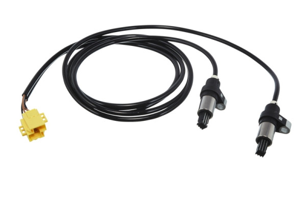 HELLA Sensor, Raddrehzahl, 12V, Hinterachse, Kabel: 1220/1840mm, 6PU 010 039-371