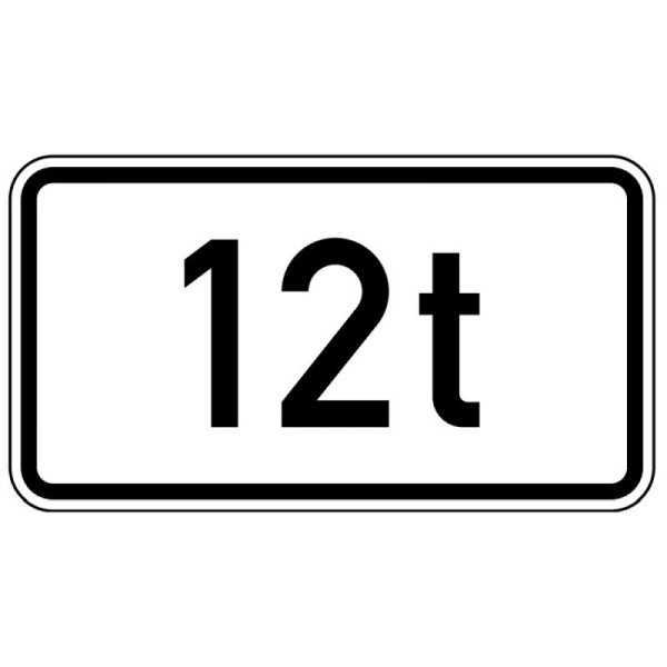 Stein HGS Massenangabe - 12 t Nr. 1053-37, 231x420mm /RA2/Flachform 3mm, 1053-37-123