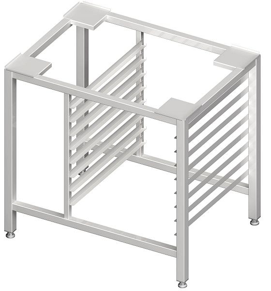 Stalgast Untergestell mit GN 1/1 Einschubschienen, 810x565x700 mm, verschweißt, VUG08501