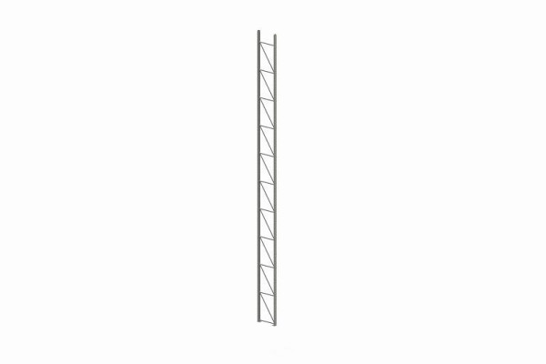 Meta Ständer 100/20 11500x800 mm, verzinkt, für Palettenregal MULTIPAL, 200174353