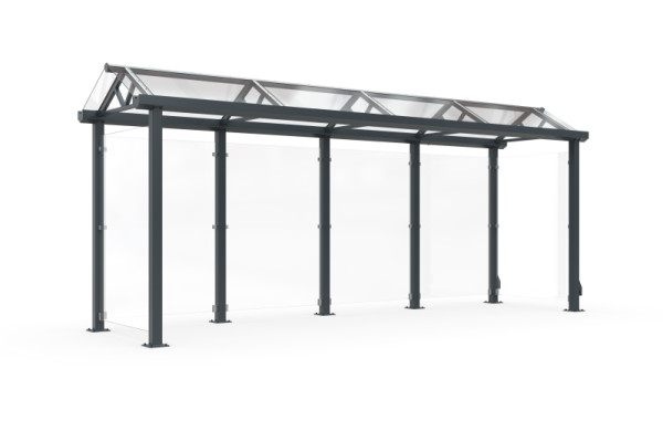 WSM Überdachung Wien W4 als Bausatz, 6000 × 2765 × 2000 mm, 102001934