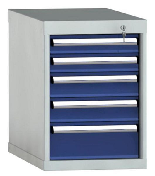 KLW Schubladenschrank 600 x 419 x 750 mm H x B x T, Einbaumaß: 500 mm, Einteilung: 18x36 Einheiten, EA / 100 kg, SDB0600-05EP-001