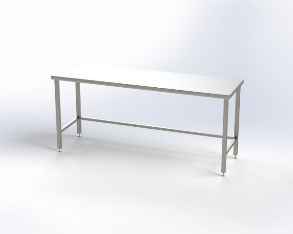KEK Reinraumtisch mit glatter Arbeitsplatte, BxTxH: 1800 x 700 x 900 mm, 5372227900