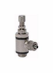 Riegler Drosselventil, beidseitige Drosselung ( B ), Anschluss Schnellverschraubung, 107000