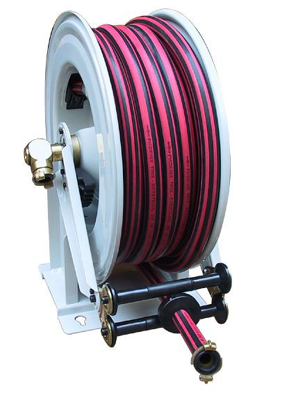 Ebinger Schlauchaufroller OSM 610, Max. 15bar/90°C, 15m - 1" Gummischlauch ET, 1.610.136