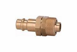 Riegler Nippel für Kupplungen NW 7,2 - NW 7,8, Messing blank für Schlauch, 107248