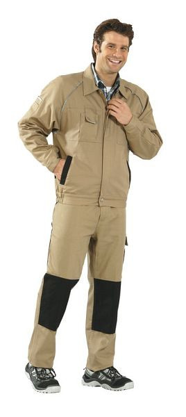 Planam Canvas 320 Bundjacke, khaki/schwarz, Größe 24, 2115024