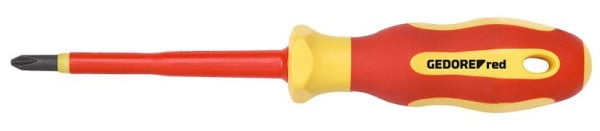 GEDORE red VDE-Schraubendreher PZ2, Länge 100mm, 3301407