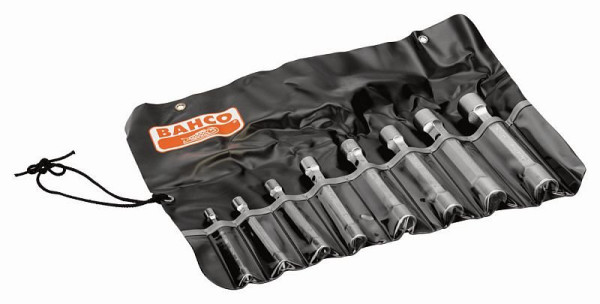 Bahco Doppel-Steckschlüssel-Satz, 8-teilig, 6-22 mm, Tasche, 27M/8T