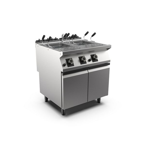Mareno M1-700 Gas-Nudelkocher GN 2/3, 2x 28 Liter, 80cm, CP78G, 171.442