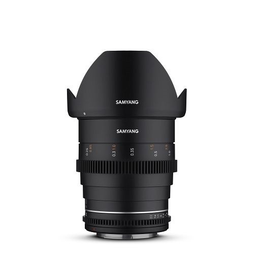 Samyang MF Videoobjektiv 24mm T1,5 VDSLR MK2 Canon EF, 1023001