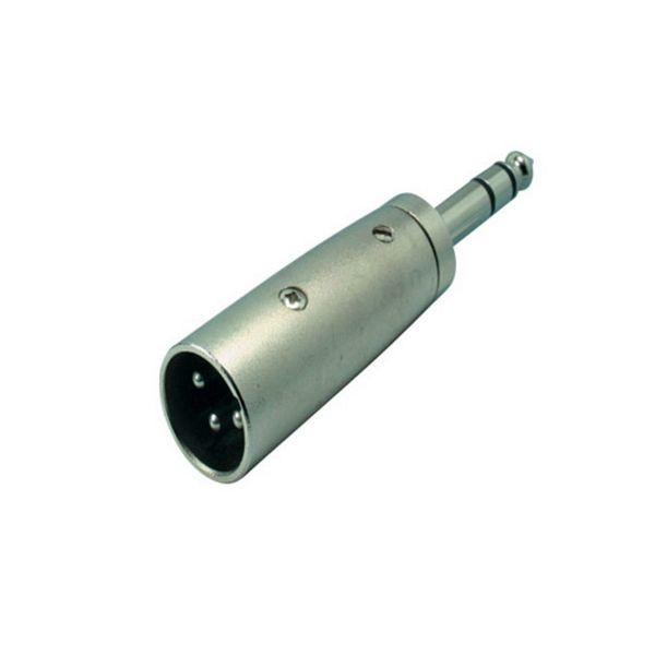 S-Conn XLR-Stecker auf Klinkenstecker 6,3 mm, Stereo, 55034