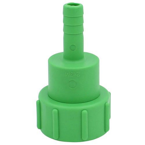 DENIOS IBC-Adapter, mit Schlauchtülle 3/4, mit Grobgewinde S60x6, mit Verdrehschutz, VE: 3 Stück, 311444