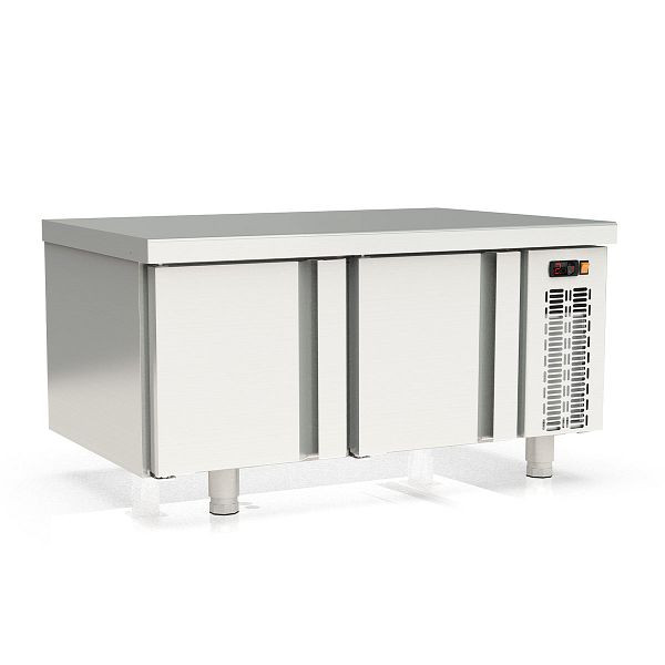 Vaiotec TOPLINE Unterbaukühltisch 700 (Slim) / 2-fach GN 1/1 mit 2 Türen Breite: 1200 mm, 11558