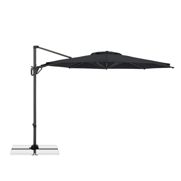 doppler LIFE Pendelschirm 310 Side ca. 310/8tlg. Design 840 anthrazit, K-FSC, 409288840