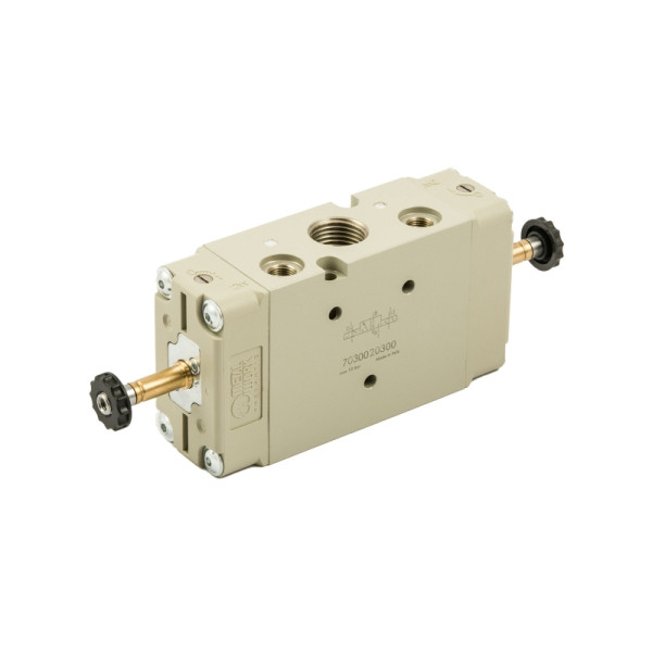 Metal Work 3/2-Wegeventil, elektropneumatisch, Steuerluftzufuhr extern, bistabil, G 1/2, 147120