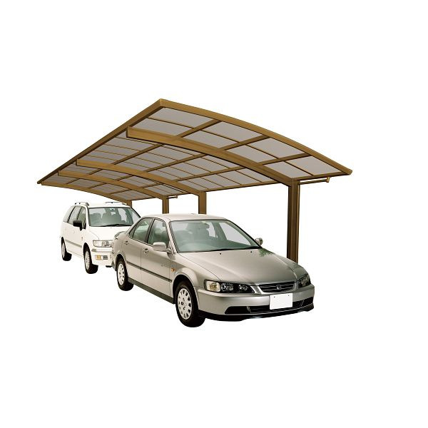 Ximax Aluminium Carport Portoforte Typ 80 Tandem Bronze, 78014