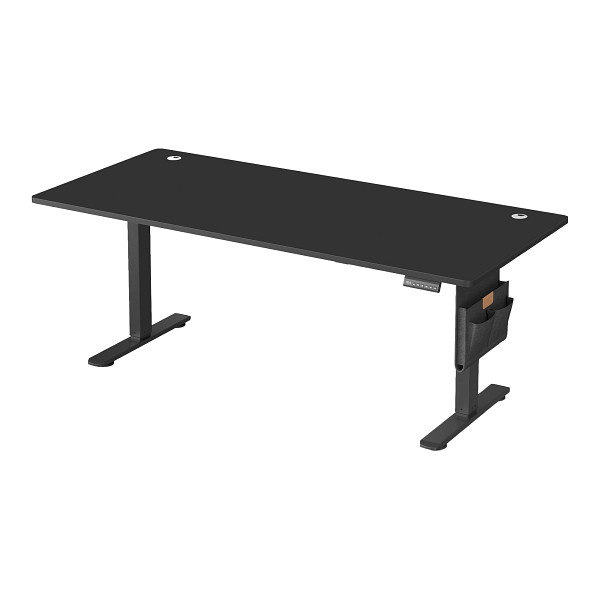 SONGMICS Stehschreibtisch, Schwarz, 140x60x(72-120) cm, LSD134B01