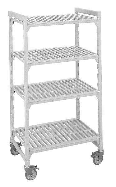 Cambro Camshelving® Premium, geschlitzte Mobileinheit, 60x138x179, MPMU61317V4PKG490