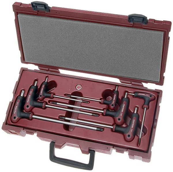 Kraftwerk Completo Torx®-T-Griff-Schraubendreher-Koffer 7-teilig, 4900-26K