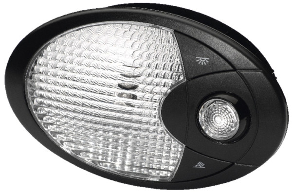 HELLA Innenraumleuchte - Halogen - 12V - W5W - Einbau/Schraubanschluss - Lichtscheibenfarbe: transparent - Innenraum, 2JA 009 294-021