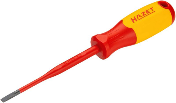 Hazet Elektriker-Schraubendreher, schutzisoliert, Schlitz Profil, SW 0,8 x 4 mm, 811KV-40