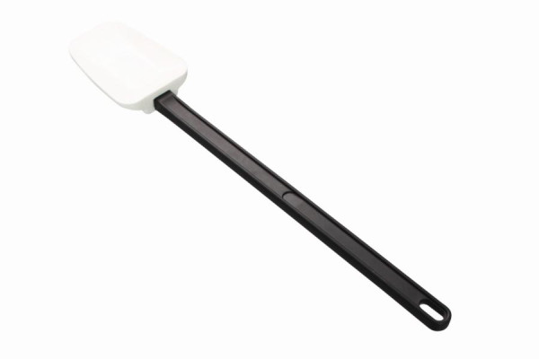 Schneider Stielschaber-Löffel weiß/schwarz, Länge: 450 mm, Schaber: 116x68mm, 200762
