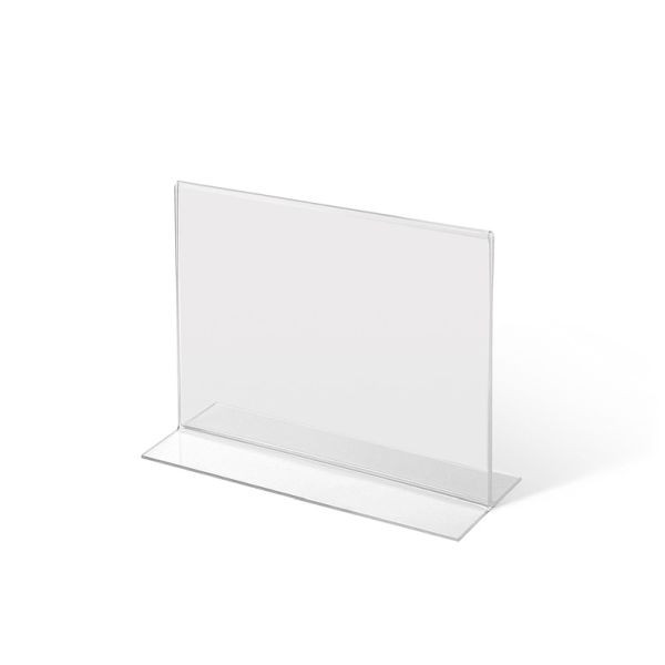 Showdown Displays Acrylaufsteller in T-Form DIN A6 quer, TA6PXS