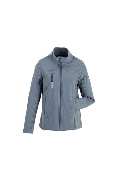 Planam Norit Damen Pure Softshelljacke, zink, Größe 34, 6447034