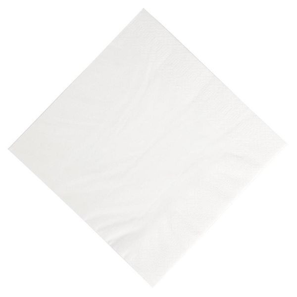 Duni Kompostierbare Dinnerservietten weiß 40cm, VE: 1000 Stück, GJ112