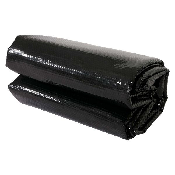 Mendler Pool-Abdeckung Wärmeplane Abdeckplane Solarplane Solarabdeckung, Stärke: 400 µm, rechteckig 8x4m schwarz, 66368