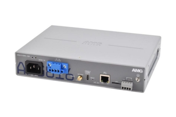 AMG Systems Stratum 1 Netzwerk-Zeitserver 1 x 10/100Base-T(x) RJ45 Port mit 802.3af Class 3 1 x GNSS Input, Rack Mount Montage, AMG816-1F-RP-AD-PD