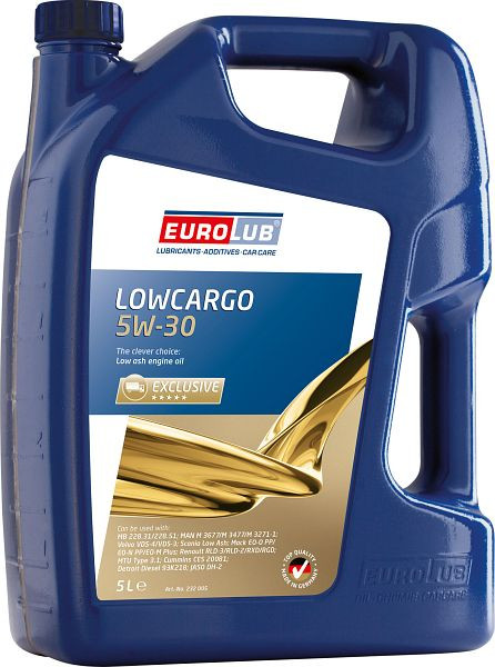 Eurolub LOWCARGO SAE 5W-30 Motoröl, VE: 5 L, 232005
