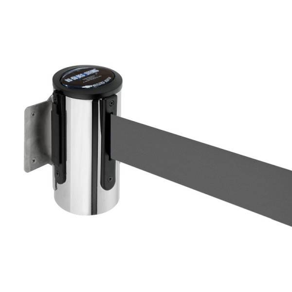 Stein HGS Wandgurtkassette -P-Line Future-, chrom, grau, mit Sicherheitsverschluss (selbstlösend), 12850g-0803