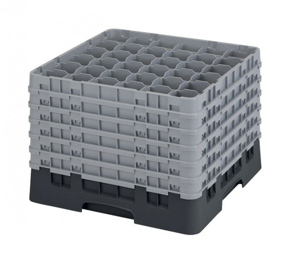 Cambro Spülkorb mit 36 Fächer Camrack® 29,8 cm Schwarz, 36S1214110