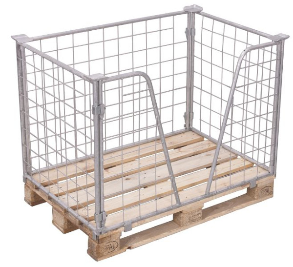 VARIOfit Palettenaufsatz Typ 63, verzinkt, Innenmaße: 1.160 x 760 mm, Nutzhöhe: 800 mm, vpa-080.023