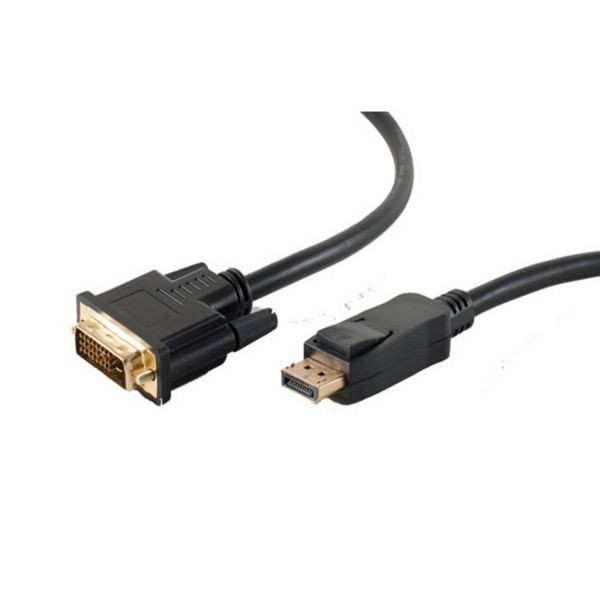 S-Conn Displayport Stecker 20p auf DVI 24+1 Stecker, vergoldete Kontakte, 2,0m, 77492-1