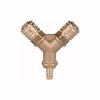 Produktbild von Riegler Verteiler mit 2 Schnellverschlusskupplungen NW 7,2, Messing, mit Stecknippel NW 7,2 - NW 7,8, 107263 Riegler Verteiler mit 2 Schnellverschlusskupplungen NW 7,2, Messing, mit Stecknippel NW 7,2 - NW 7,8, 107263