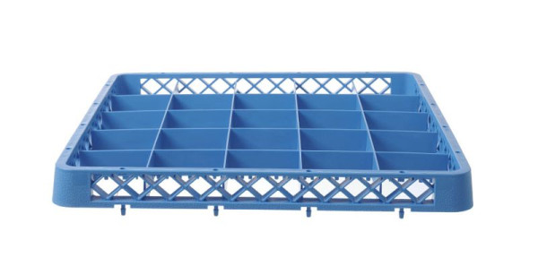 Hendi Aufsatz für Geschirrspülkorb, LxBxH: 500x500x45 mm, 25 Fächer 88x88 mm, 877524