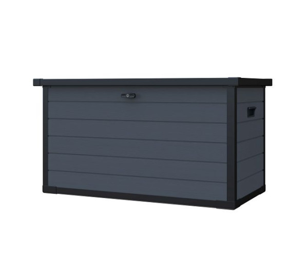 Westmann Kunststoff Gartenbox XXL Silva 570L Anthrazit, 74x150x66cm, ISPBL-C522BT