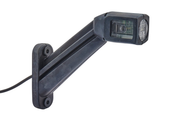 HELLA Umrissleuchte, LED, 12/24V, Kabel: 500mm, Stecker: Quick Link, rechts/seitlicher Anbau, 2XS 011 744-081