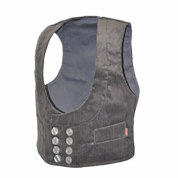 EIKO Inn Schalkragen-Zunftweste, Farbe: grau, Größe: 48, 4105_20_48