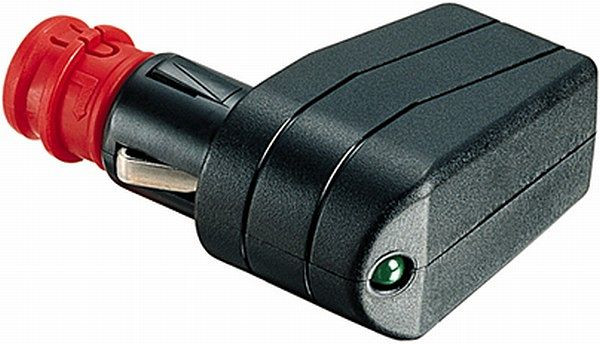 HELLA Stecker, 24V, 1-polig, Stecker: Schraubkontakt, Kunststoff, schwarz, 8JA 007 589-052
