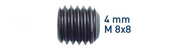 Karnasch Schraube 4mm M 8x8, VE: 500 Stück, 201343