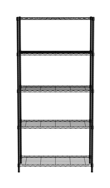Hendi Lagerregal, 5 Böden, schwarz, 80 kg Traglast, 812990