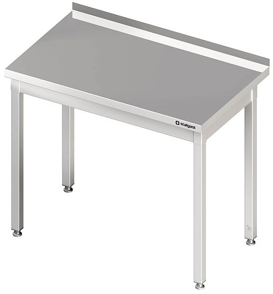 Stalgast Arbeitstisch ohne Grundboden, 400x700x850 mm, ohne Verstrebung, ohne Aufkantung, verschweißt, VAT04700