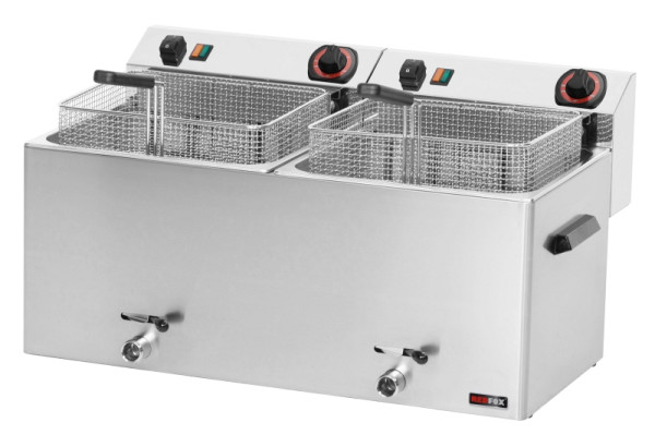 RM Elektro Fritteuse 2 x 11 L, 16,2 kW, FE-1010T, 4262378216438