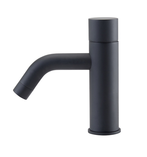 Benkiser Metrix Fashion, Elektronik Waschtisch-Ventil mit Sensor im Auslauf, Netzbetrieb, Ausführung in Schwarz, 1995063-F02