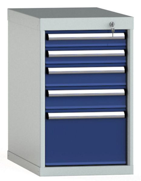 KLW Schubladenschrank 700 x 419 x 750 mm H x B x T, Einbaumaß: 600 mm, Einteilung: 18x36 Einheiten, EA / 100 kg, SDB0700-05EP-001