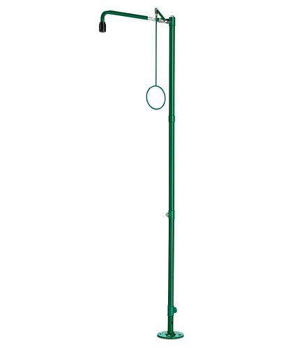 B-SAFETY Körperdusche, grün, Bodenmontage, BR 830085, DVGW, 305265